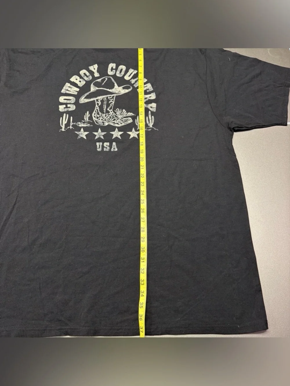Fifth Sun Big & Tall USA Cowboy Country‎ Graphic T-Shirt Men's 4XL Black NWOT